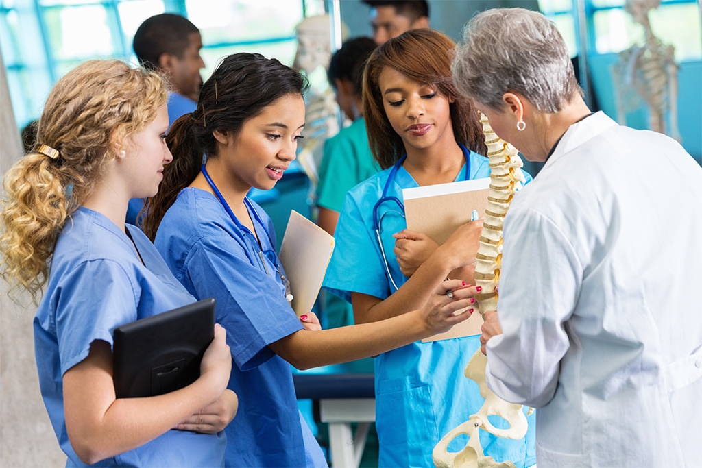 Healthcare training session